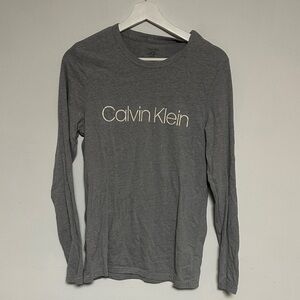 Calvin Klein Charcoal Long Sleeve Tee